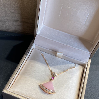 [Love's Uplift]DREAM NECKLACE PINK OPAL