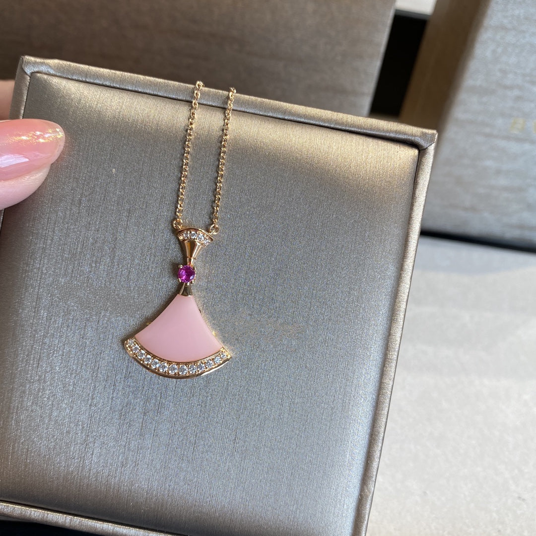 [Love's Uplift]DREAM NECKLACE PINK OPAL