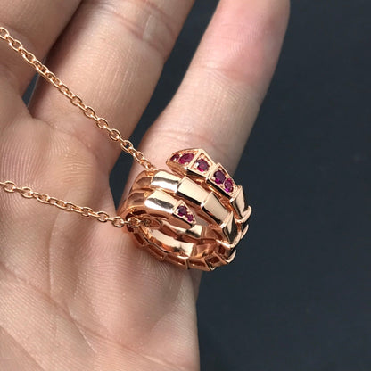 [Love's Uplift]SERPENTI PEDANT NECKLACE