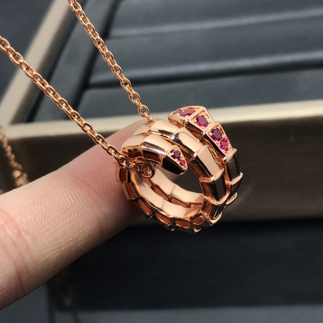 [Love's Uplift]SERPENTI PEDANT NECKLACE