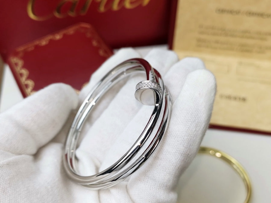 [Love's Uplift]JUSTE BRACELET 3.5MM DOUBLE ROW DIAMOND