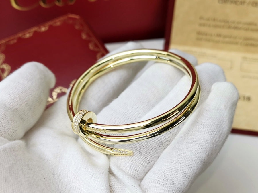 [Love's Uplift]JUSTE BRACELET 3.5MM DOUBLE ROW DIAMOND