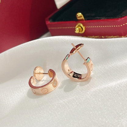 [Love's Uplift]LOVE EARRINGS 5.7MM 2 DIAMONDS