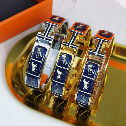 [Love's Uplift]H COUVERTURES DARK BLUE BRACELET