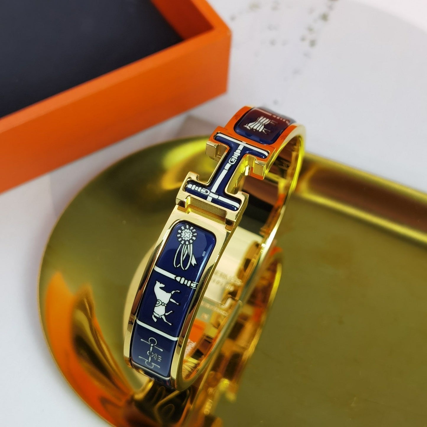 [Love's Uplift]H COUVERTURES DARK BLUE BRACELET