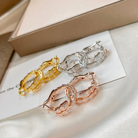 [Love's Uplift]SERPENTI EARRINGS DIAMOND