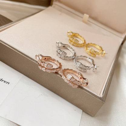 [Love's Uplift]SERPENTI EARRINGS DIAMOND