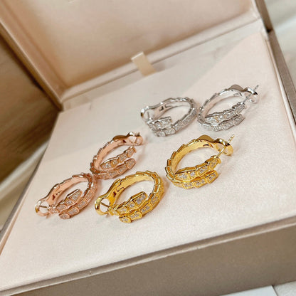 [Love's Uplift]SERPENTI EARRINGS DIAMOND