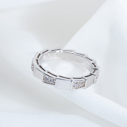 [Love's Uplift]SERPENTI RING SILVER  3MM