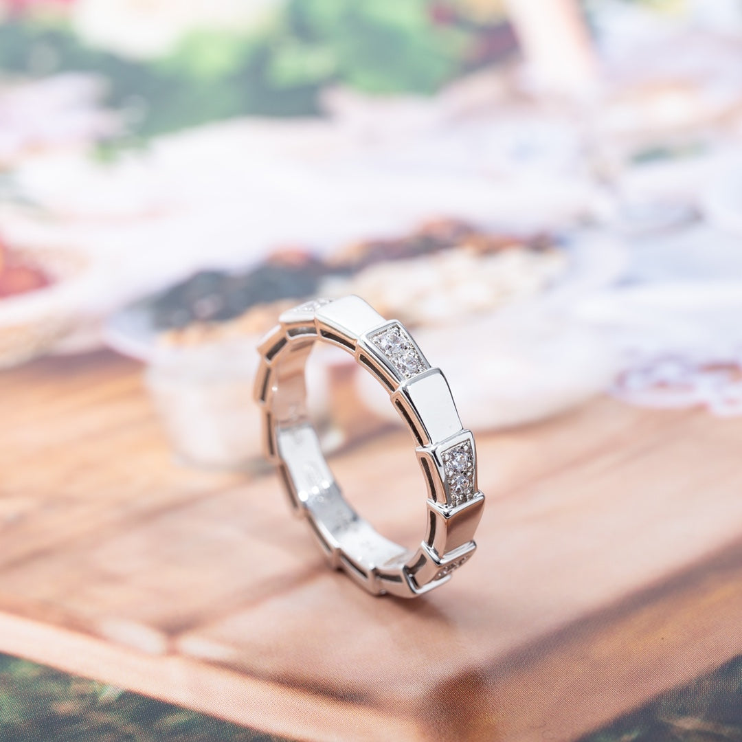 [Love's Uplift]SERPENTI RING SILVER  3MM