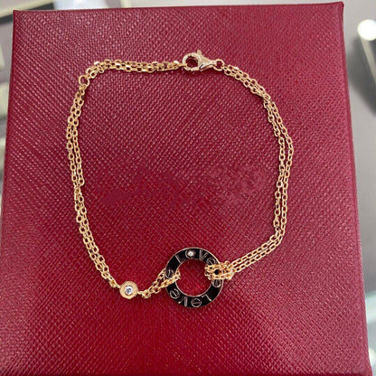 [Love's Uplift]LOVE BRACELET 2 DIAMOND