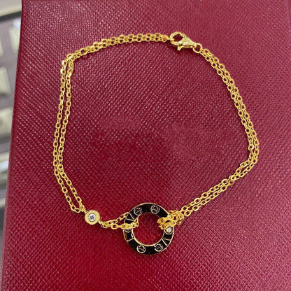[Love's Uplift]LOVE BRACELET 2 DIAMOND