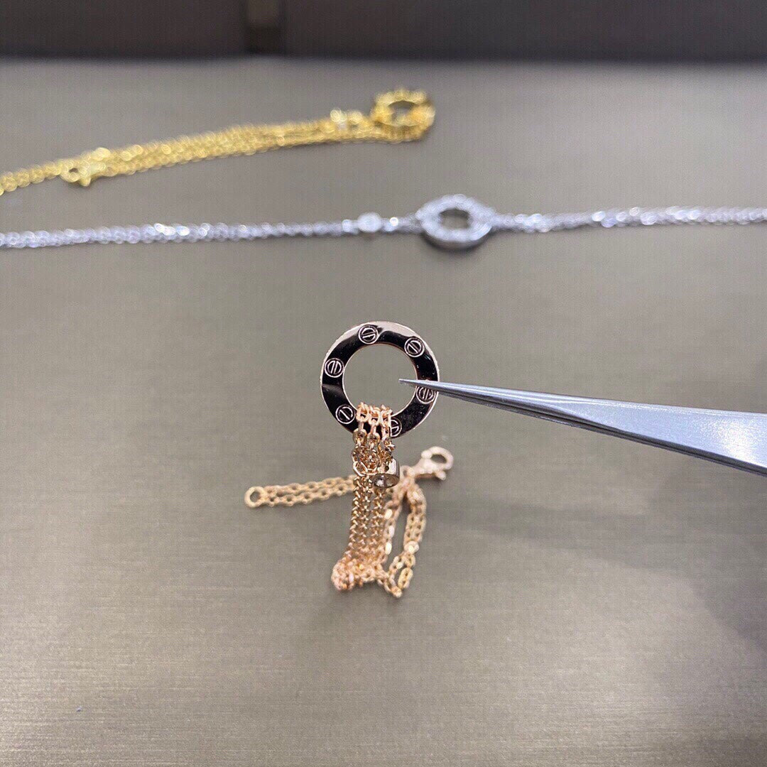 [Love's Uplift]LOVE BRACELET 2 DIAMOND