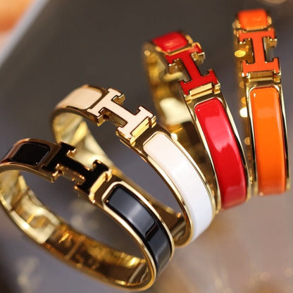 [Love's Uplift]H BRACELET 12MM GOLD