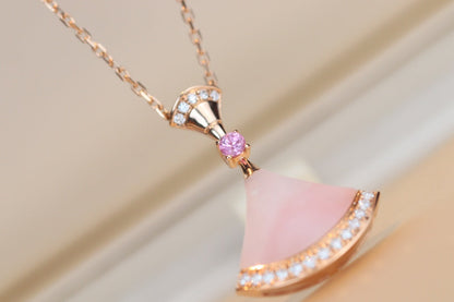 [Love's Uplift]DREAM NECKLACE PINK MOP DIAMOND