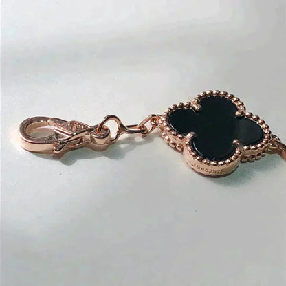 [Love's Uplift]CLOVER 5 MOTIFS MULTICOLOR BRACELET