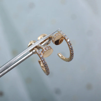 [Love's Uplift]JUSTE FULL DIAMOND SMALL EARRINGS