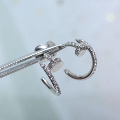 [Love's Uplift]JUSTE FULL DIAMOND SMALL EARRINGS