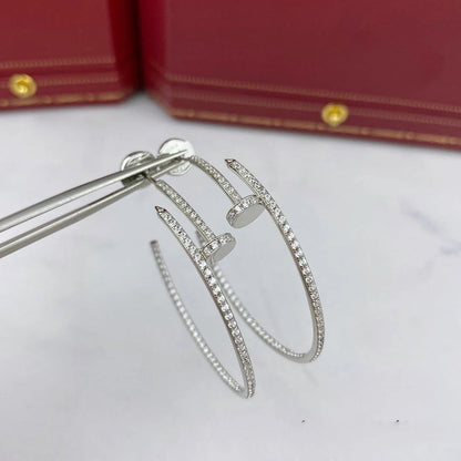 [Love's Uplift]JUSTE FULL DIAMOND LARGE EARRINGS