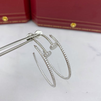 [Love's Uplift]JUSTE EARRINGS FULL DIAMONDS 1.8MM