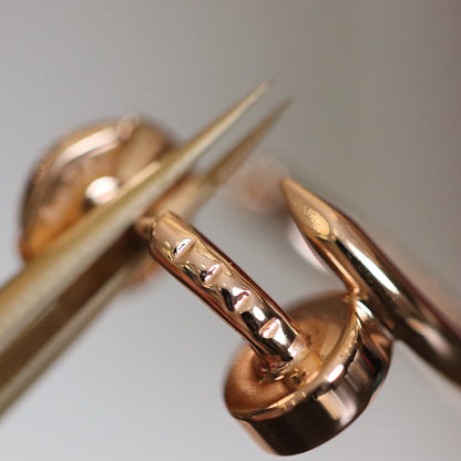 [Love's Uplift]JUSTE EARRINGS PINK GOLD