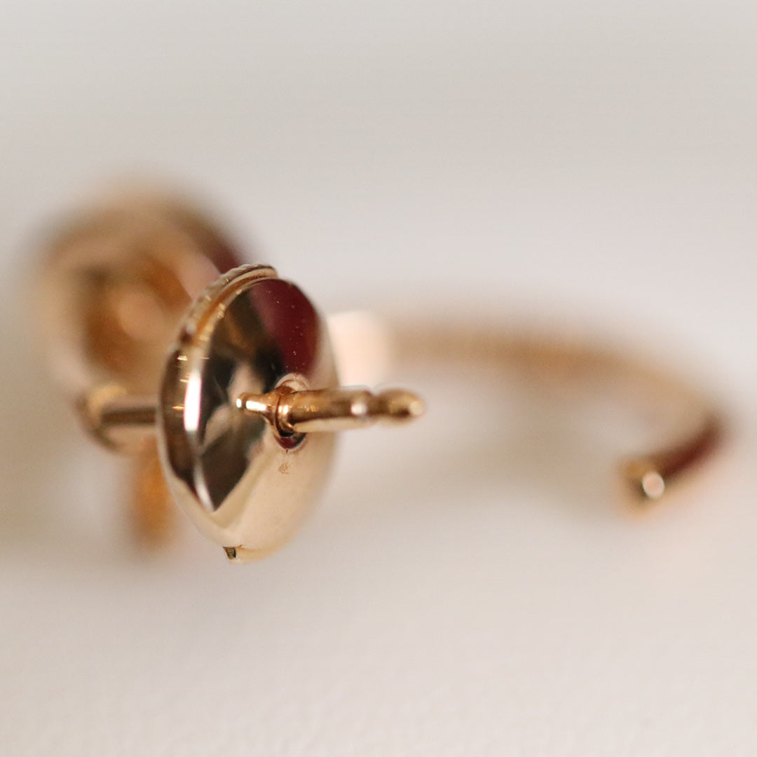 [Love's Uplift]JUSTE EARRINGS PINK GOLD