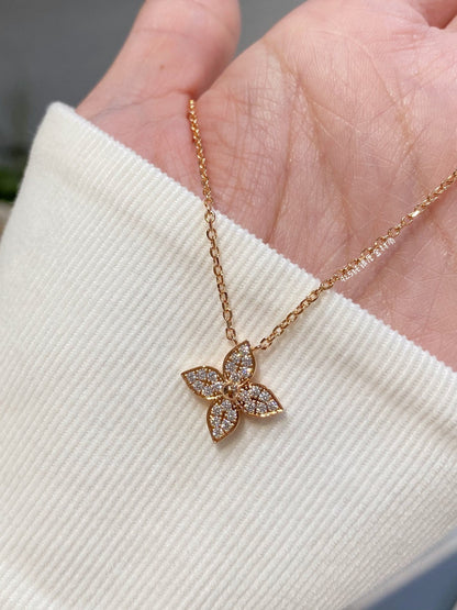 [Love's Uplift]STAR DIAMOND NECKALCE