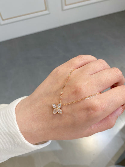 [Love's Uplift]STAR DIAMOND NECKALCE