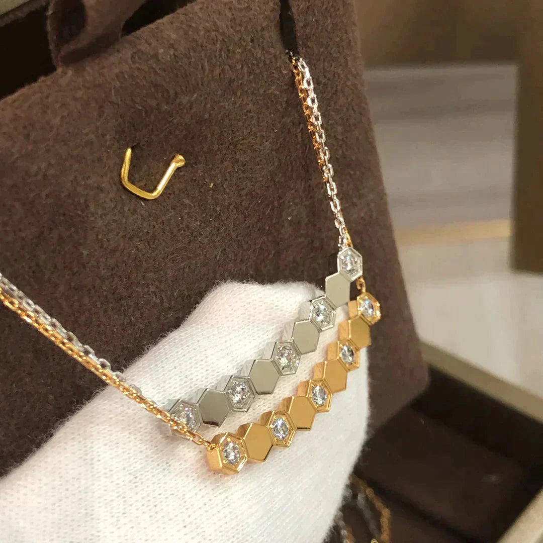 [Love's Uplift]BEE LOVE NECKLACE DIAMOND