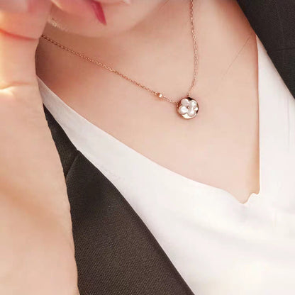 [Love's Uplift]SUN MOP GOLD 1 DIAMOND NECKLACE