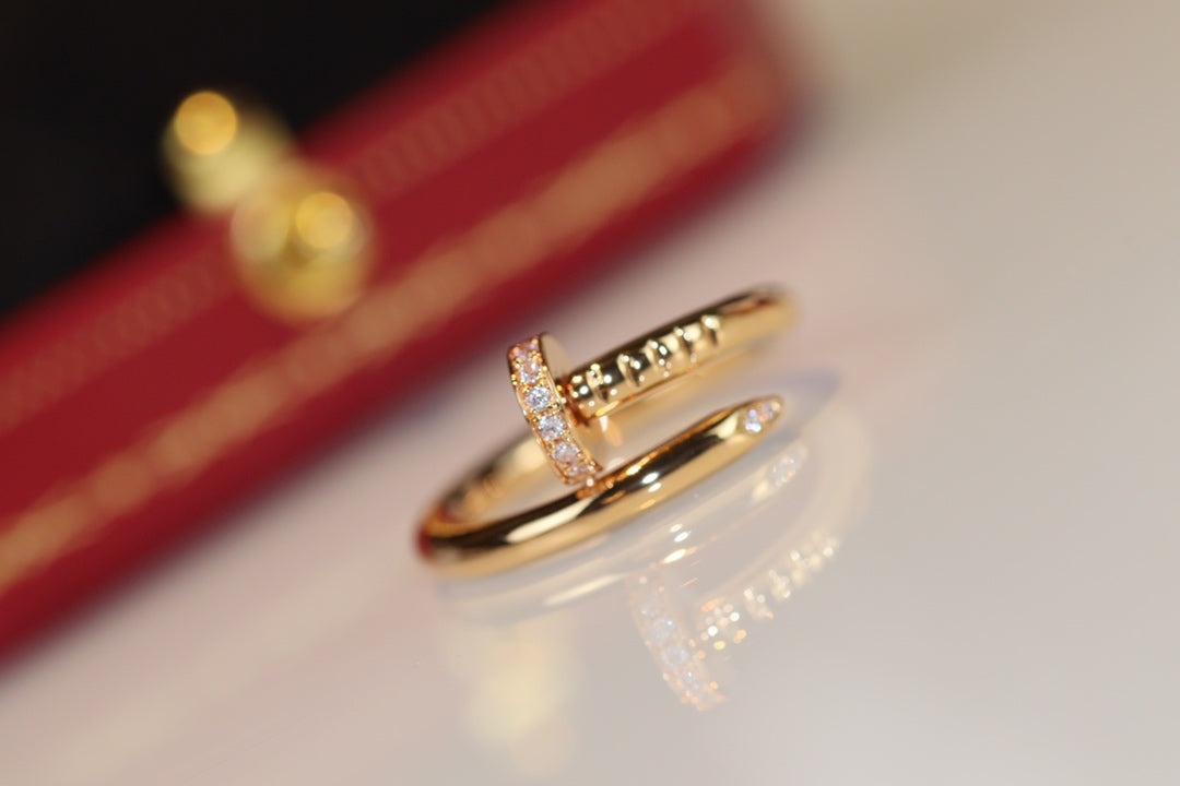 [Love's Uplift]JUSTE RING 2.65MM GOLD DIAMOND