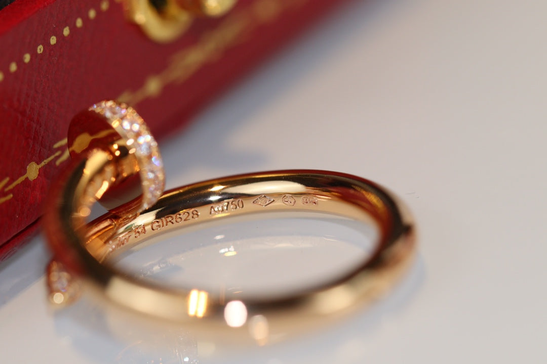 [Love's Uplift]JUSTE RING 2.65MM GOLD DIAMOND