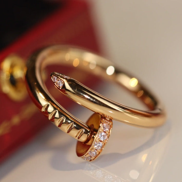 [Love's Uplift]JUSTE RING 2.65MM GOLD DIAMOND