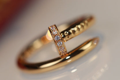 [Love's Uplift]JUSTE RING 2.65MM GOLD DIAMOND
