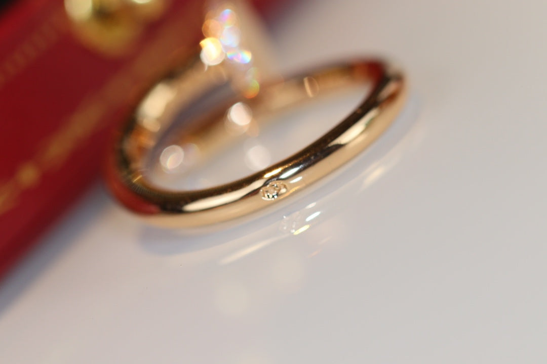 [Love's Uplift]JUSTE RING 2.65MM GOLD DIAMOND