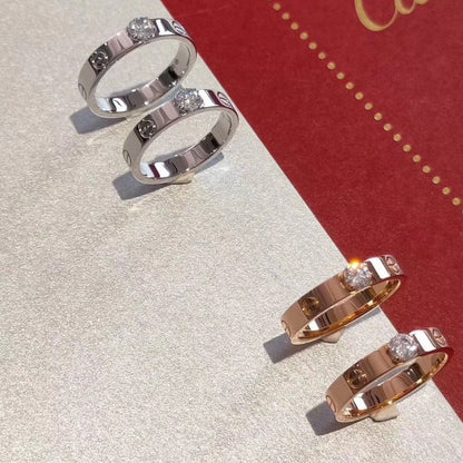 [Love's Uplift]LOVE RING 3.6MM 1 BIG DIAMOND