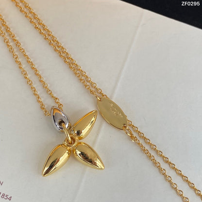 [Love's Uplift]LOUISETTE PEDANT GOLD NECKLACE