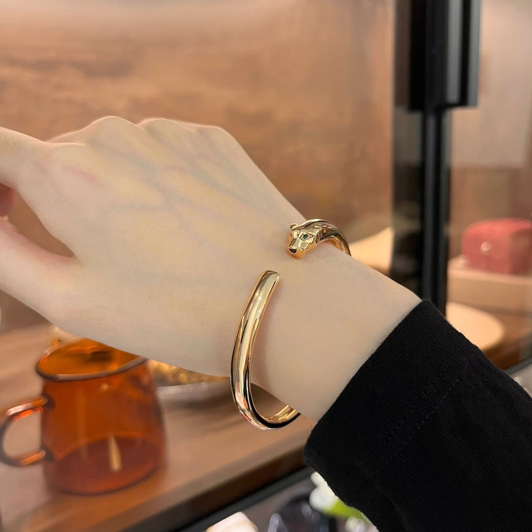 [Love's Uplift]PANTHERE GOLD OPEN BRACELET