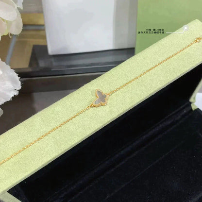 [Love's Uplift]BUTTERFLY DARK MOP BUTTERFLY BRACELET