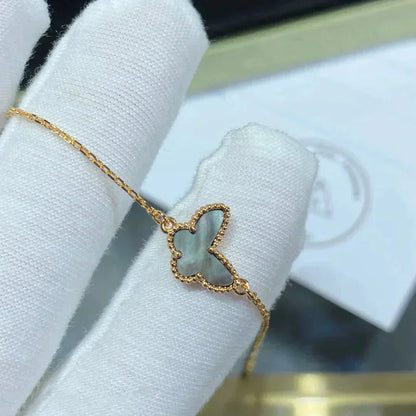 [Love's Uplift]BUTTERFLY DARK MOP BUTTERFLY BRACELET