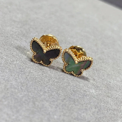 [Love's Uplift]BUTTERFLY DARK MOP  EARRINGS