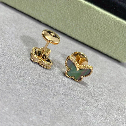 [Love's Uplift]BUTTERFLY DARK MOP  EARRINGS
