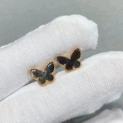 [Love's Uplift]BUTTERFLY DARK MOP  EARRINGS