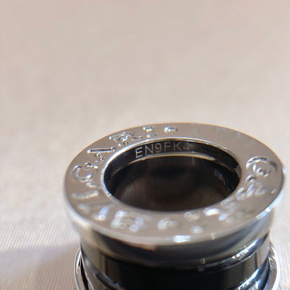 [Love's Uplift]ZERO 1 BLACK CERAMIC SILVER NECKLACE