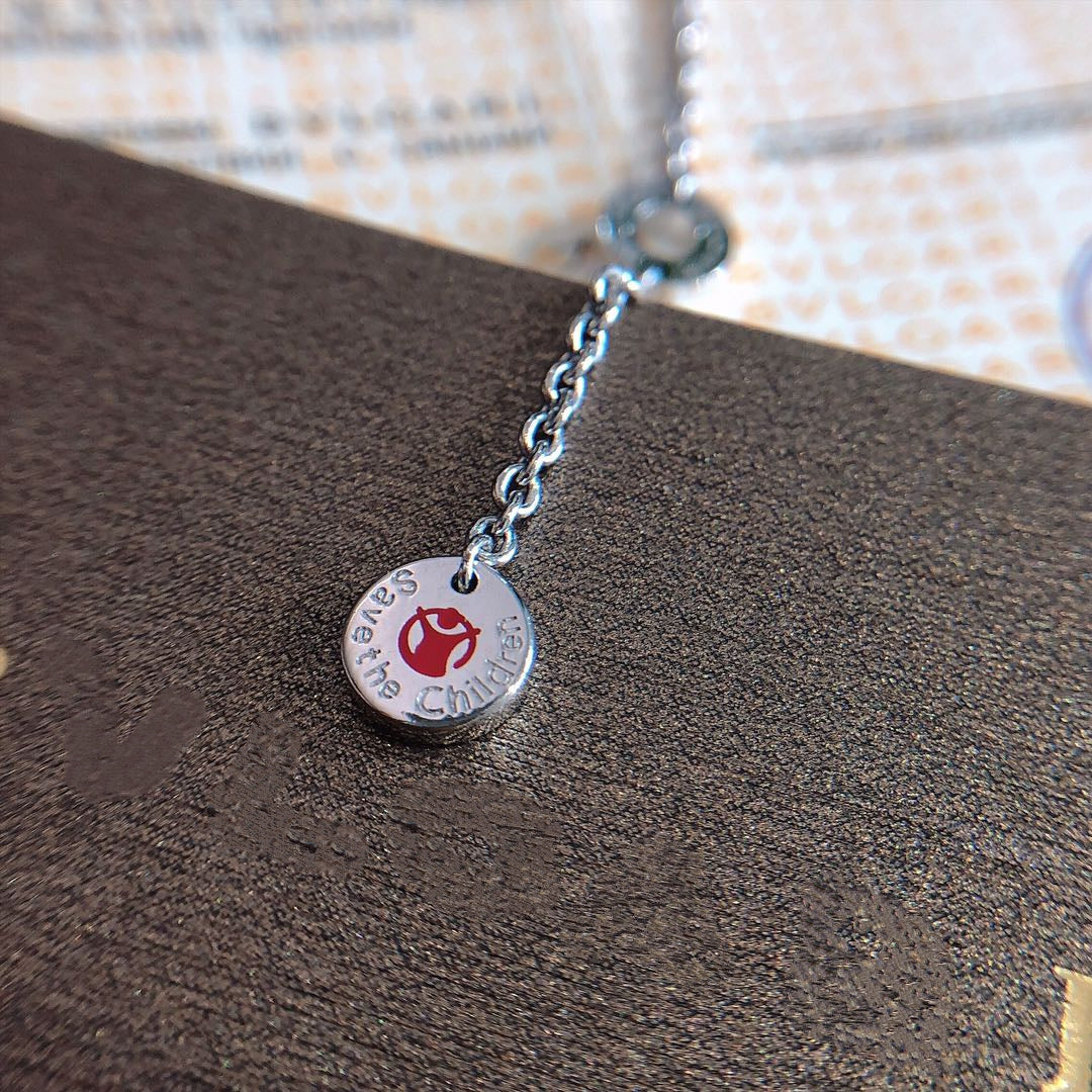 [Love's Uplift]ZERO 1 BLACK CERAMIC SILVER NECKLACE