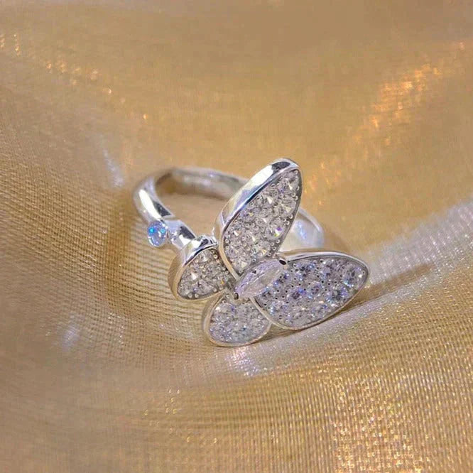 [Love's Uplift]BUTTERFLY DIAMOND RING