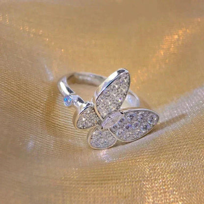 [Love's Uplift]BUTTERFLY DIAMOND RING