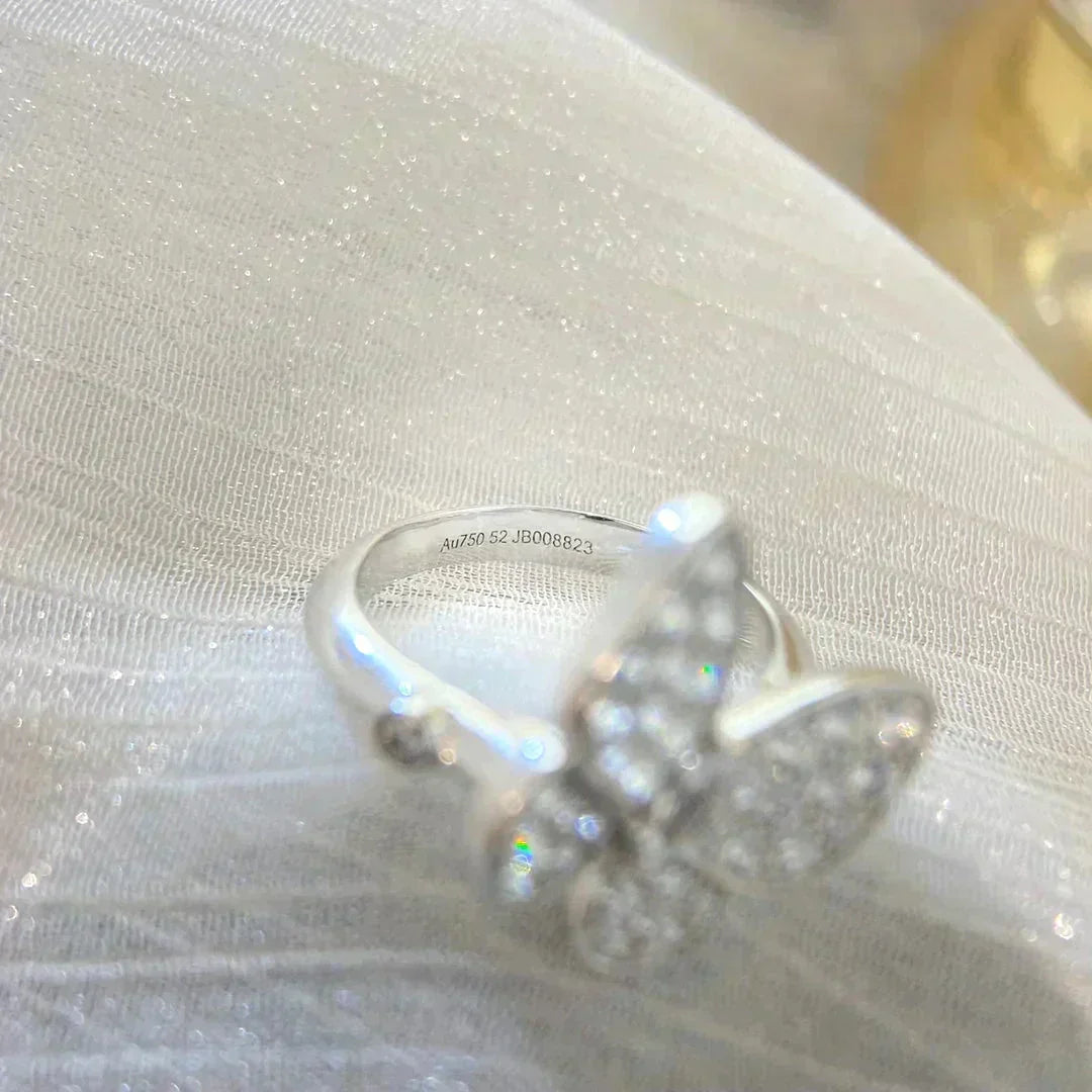 [Love's Uplift]BUTTERFLY DIAMOND RING