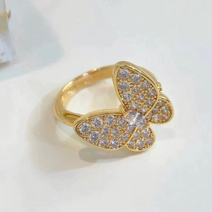 [Love's Uplift]BUTTERFLY DIAMOND RING