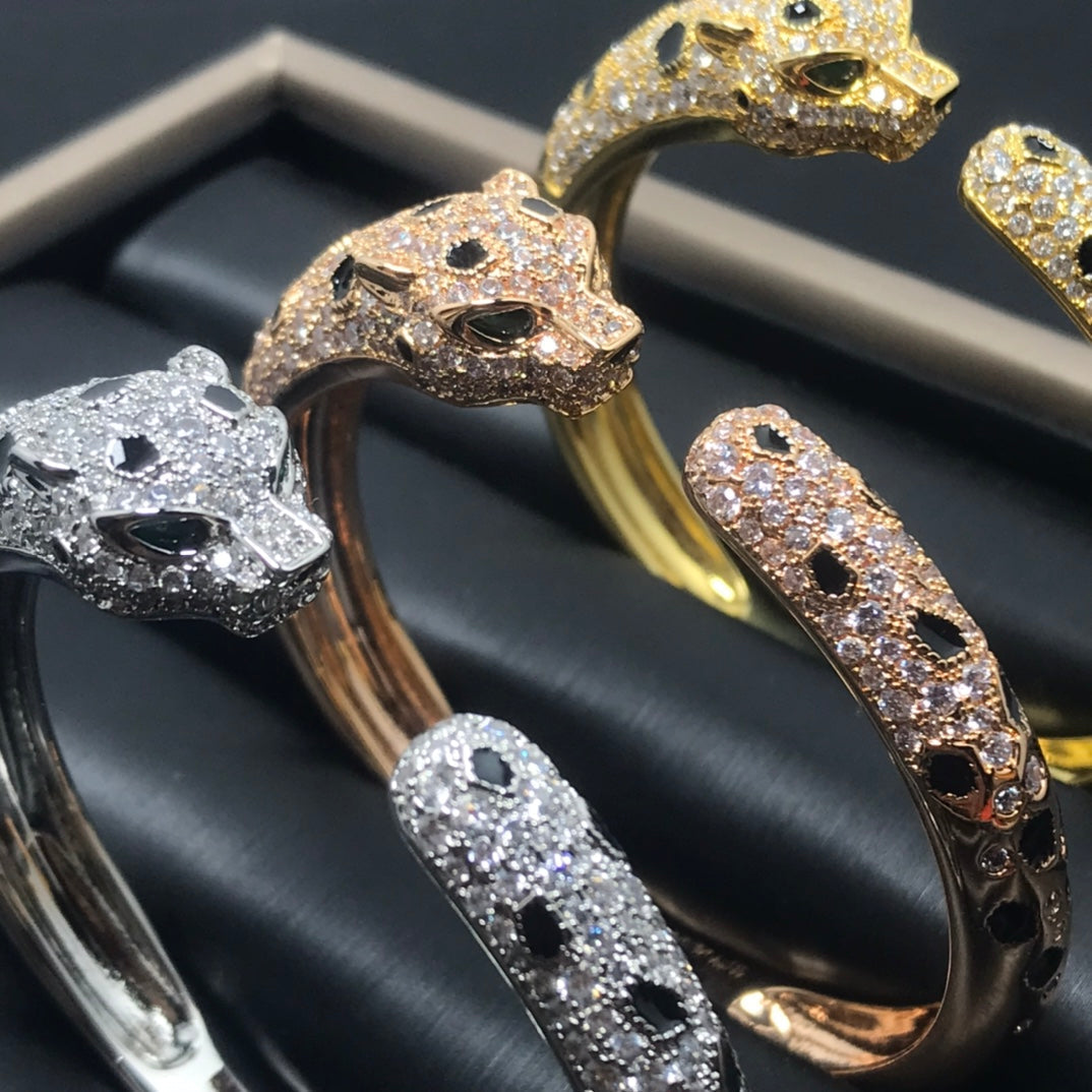 [Love's Uplift]PANTHERE BIG BRACELET DIAMONDS